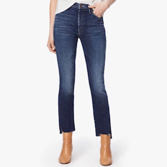 MOTHER Denim - “NEW” MOTHER The Insider Crop Fray Jean